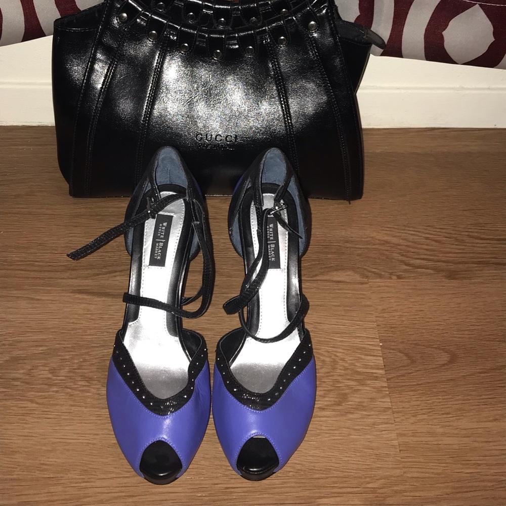 White House Black Market purple heels